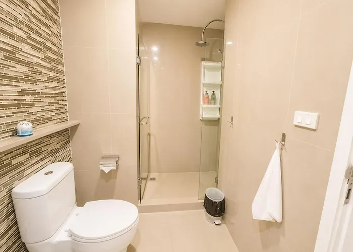 公寓 Stylish 1br 5 Min Walk To Bts Nana Pool & Gym 曼谷