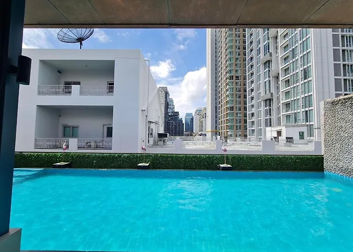 Stylish 1br 5 Min Walk To Bts Nana Pool & Gym 公寓 曼谷